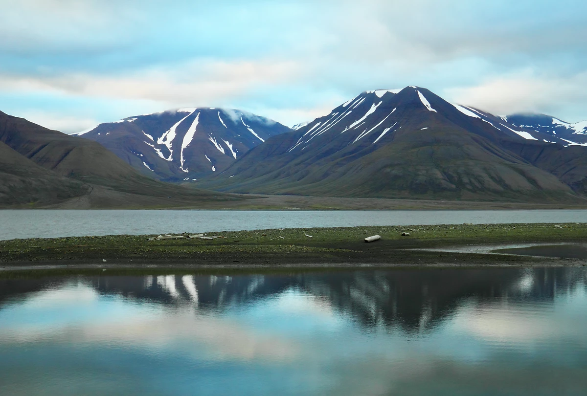 Glacier de Longyearbyen, Spitzberg, Norvège