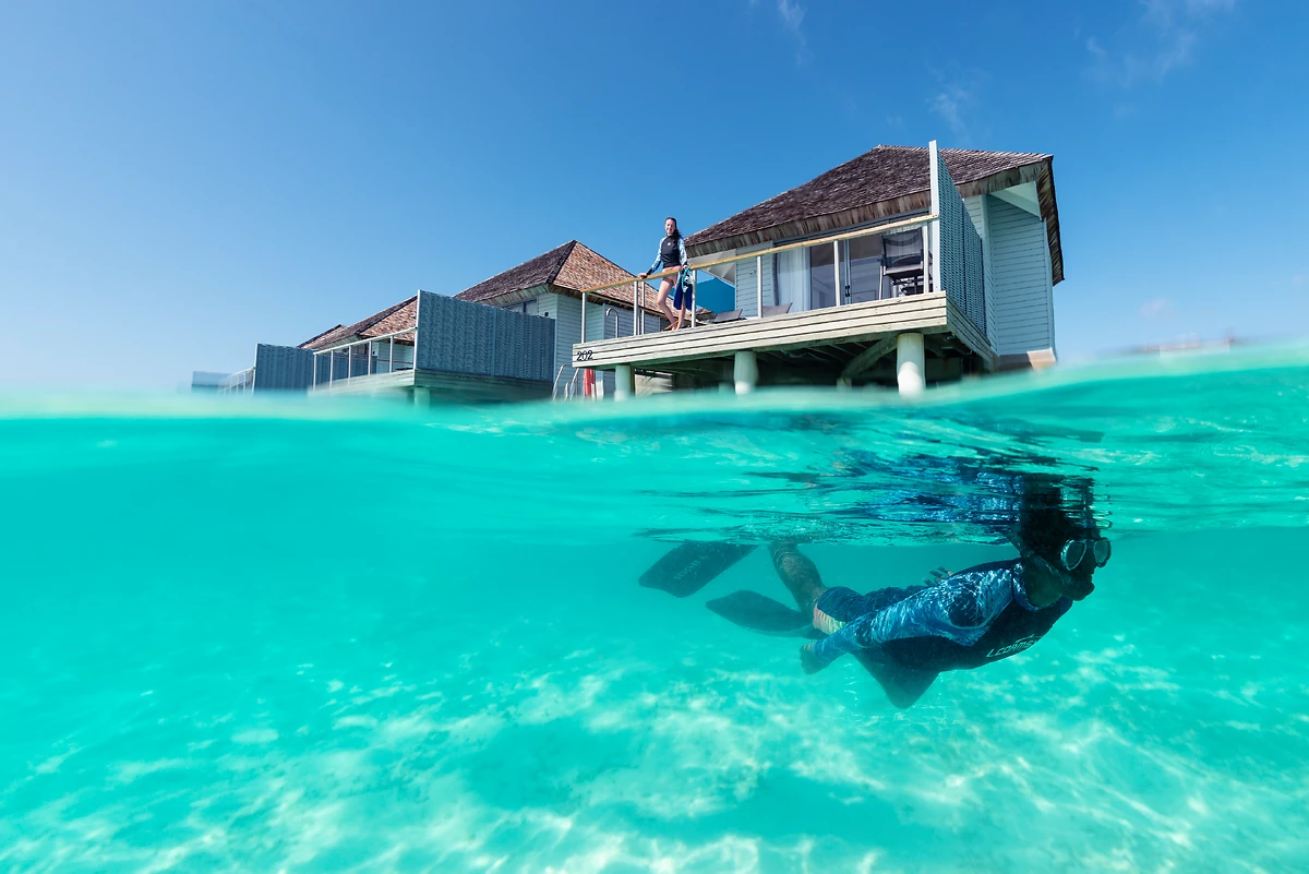 Plongée, Outrigger Maldives Maafushivaru Resort, Maldives