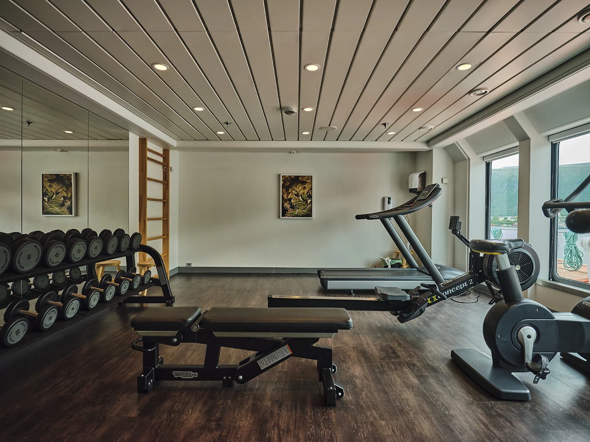 Salle de sport, MS Polarlys, Express côtier, Hurtigruten