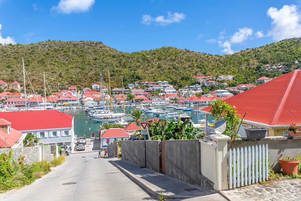 Port de Gustavia, Saint-Barthélemy, Caraïbes