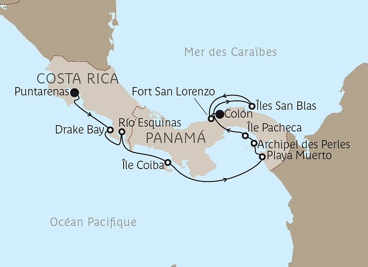 Carte Secrets d&rsquo;Amérique centrale