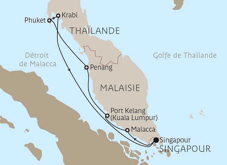 Carte Lagons et légendes d&rsquo;Asie du Sud-Est