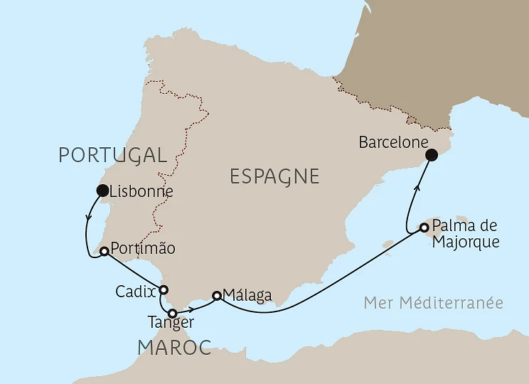 Carte La grandeur ibérique