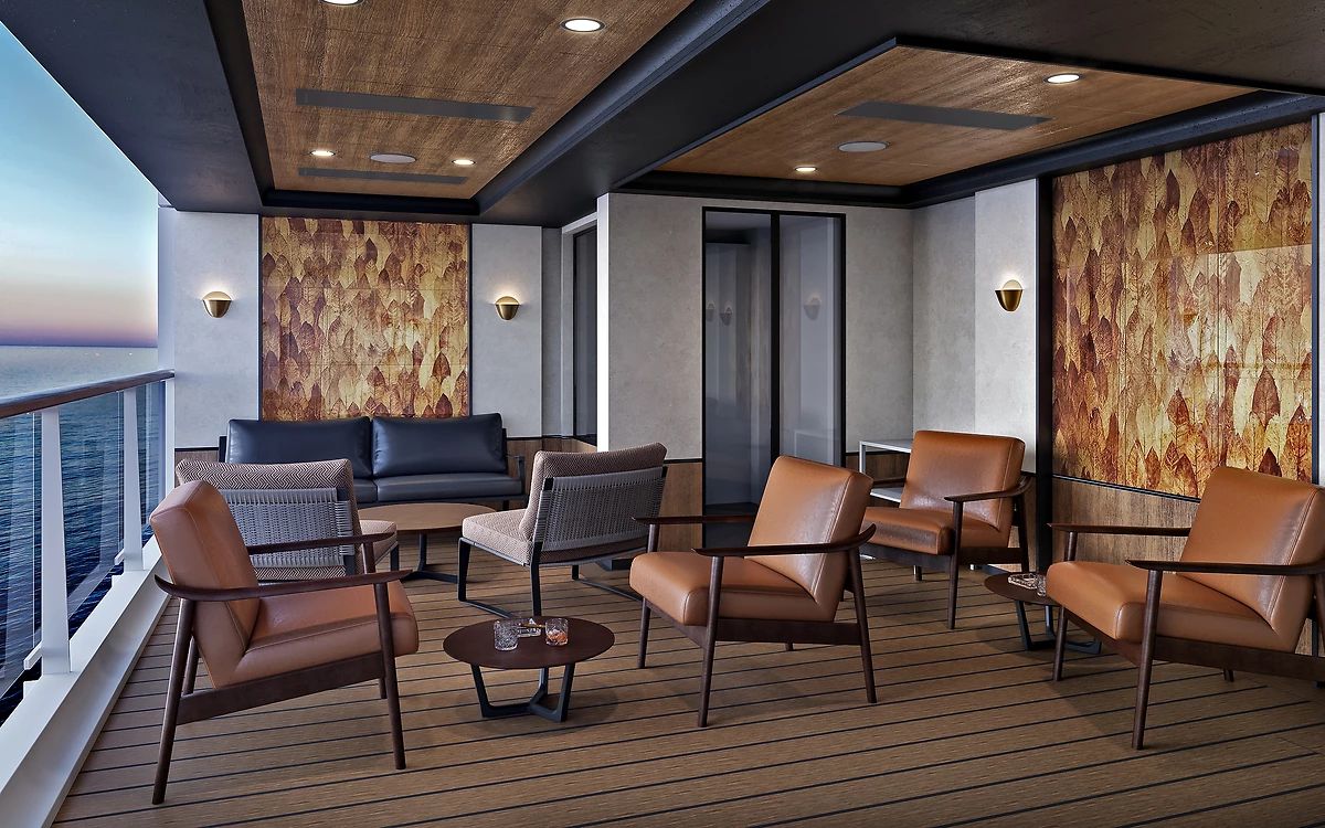 Cigar Lounge, Explora III, Explora Journeys