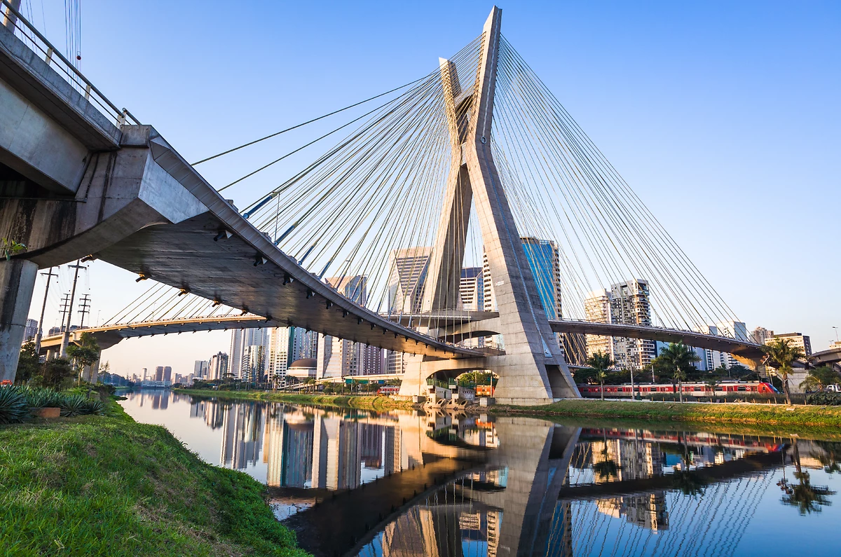 Pont d'Estaiada, Sao Paulo, Brésil