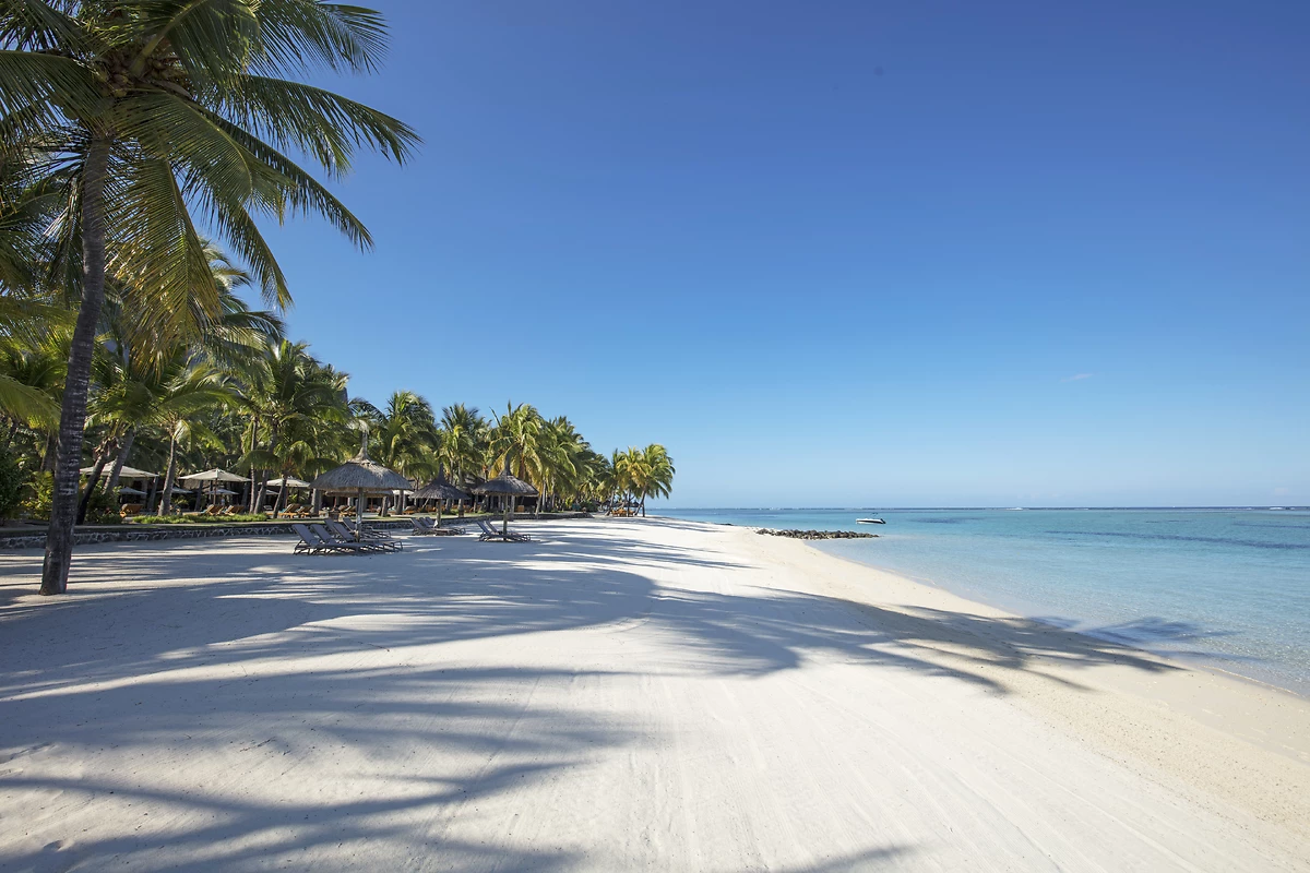Plage de l'hôtel, hôtel Paradis Beachcomber Golf Resort & Spa, Le Morne, île Maurice