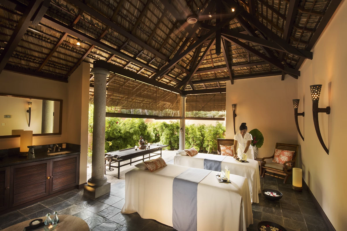 Salle de soins, spa de l'hôtel, Constance Lémuria Seychelles