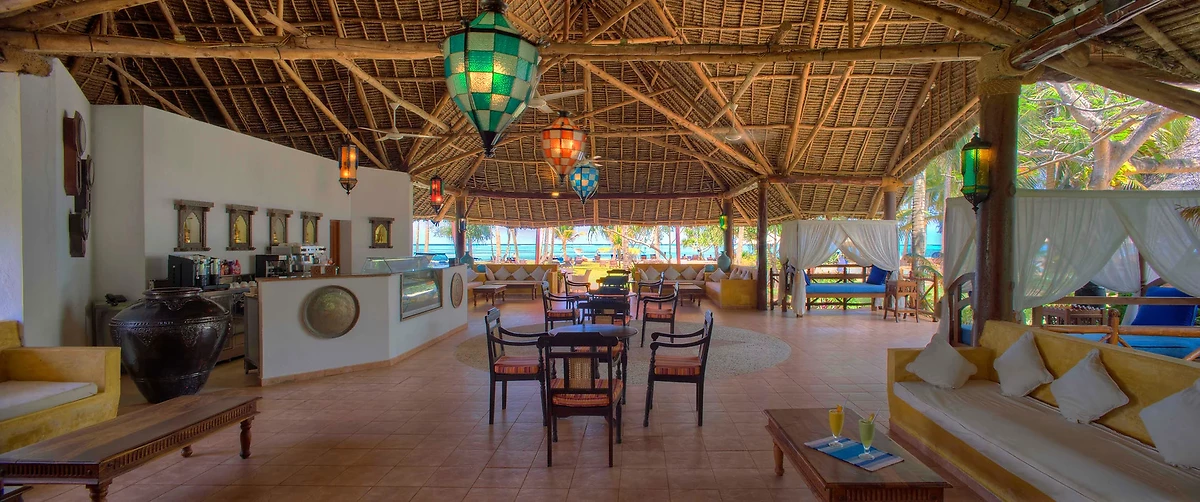 Café-terrasse Bludeli, Bluebay Beach Resort & Spa, Zanzibar, Tanzanie