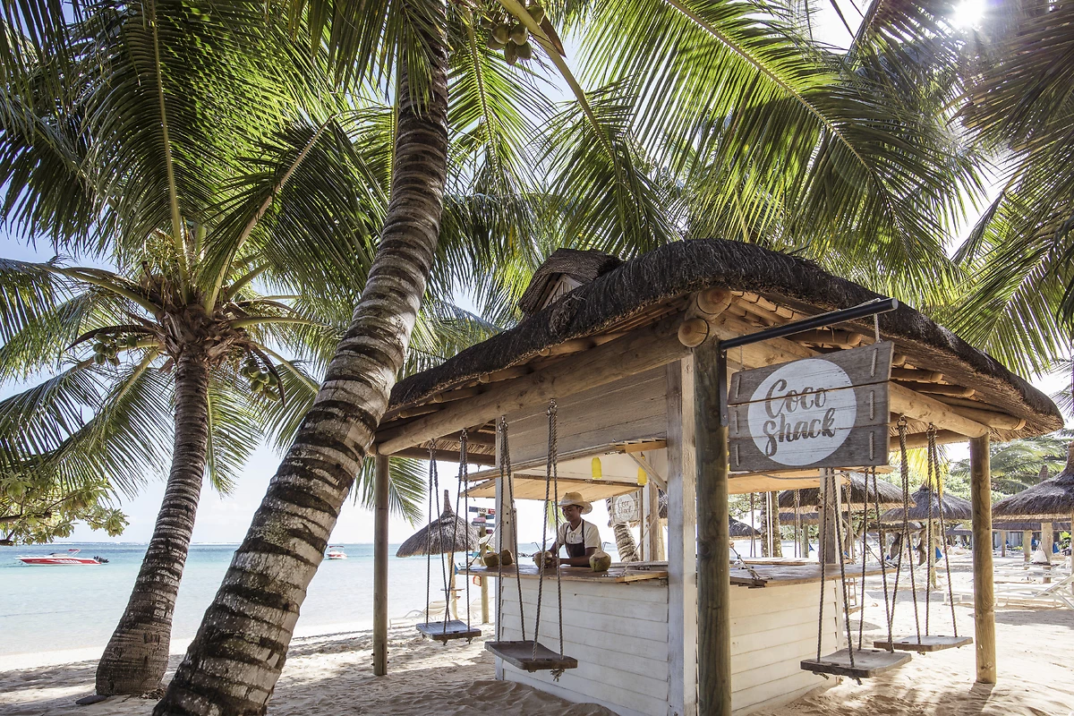 Bar de plage Coco Shack, Heritage Awali Golf & Spa Resort, Ile Maurice