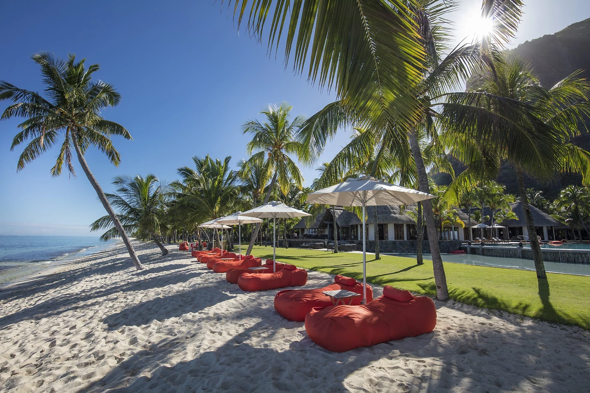 Plage, Dinarobin Beachcomber Golf Resort & Spa, Île Maurice