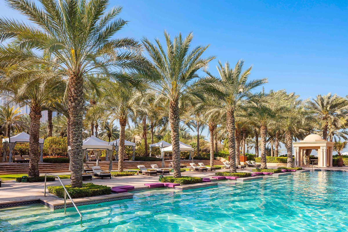 Piscine de l'hôtel Arabian Cout, One&Only Royal Mirage, Dubaï, Émirats arabes unis