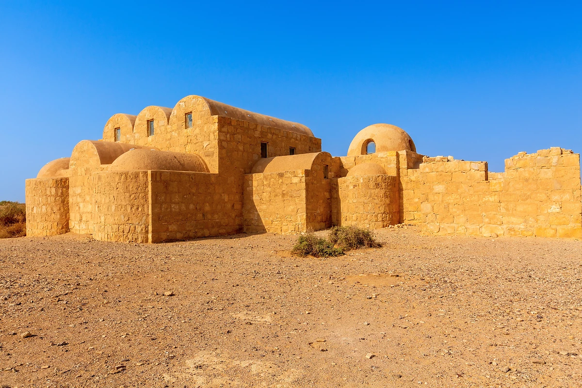 Qasr Amra, désert