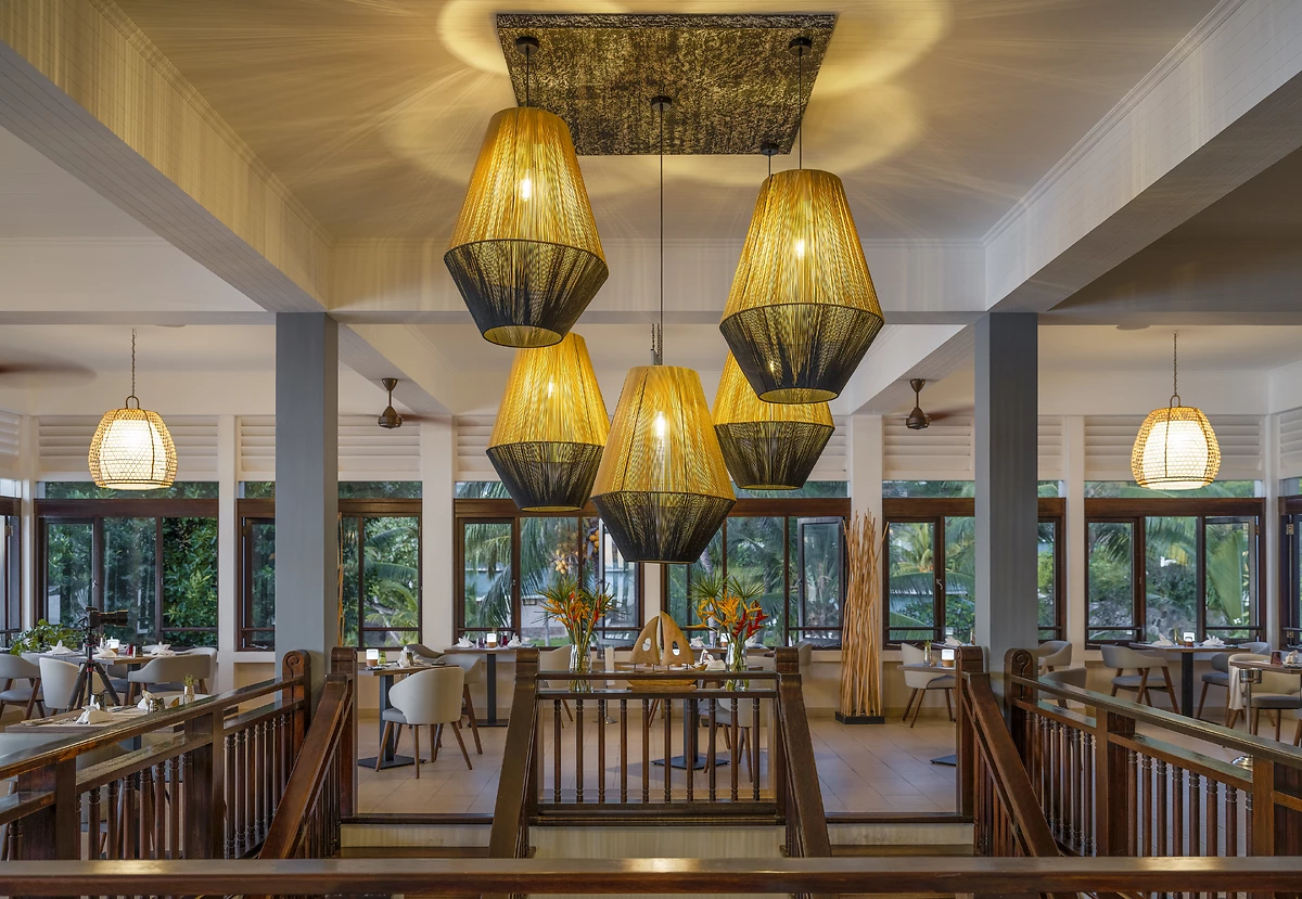 Entrée La Feuille d'Or Restaurant, Hotel L'Archipel, Seychelles
