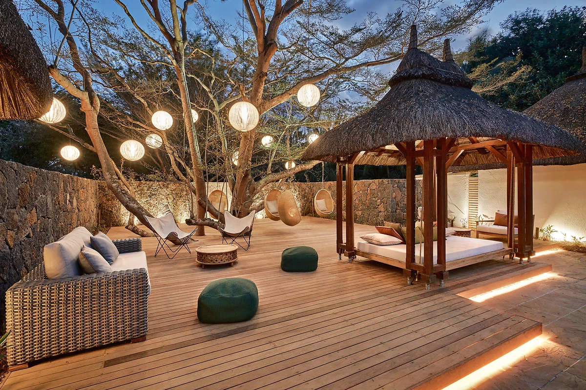 Terrasse, spa de l'hôtel, Paradise Cove Boutique Hotel