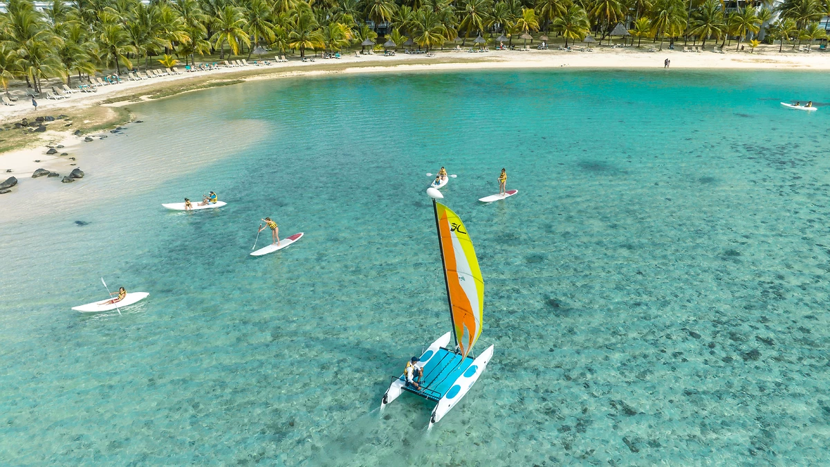 Stand up paddle, Shandrani Beachcomber Resort & Spa, Ile Maurice