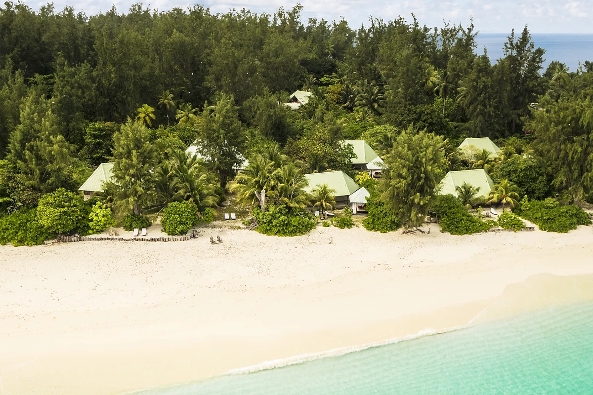 Vue extérieure de l'hôtel, Denis Private Island