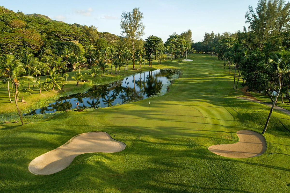 Terrain de golf de l'hôtel, Constance Lémuria Seychelles