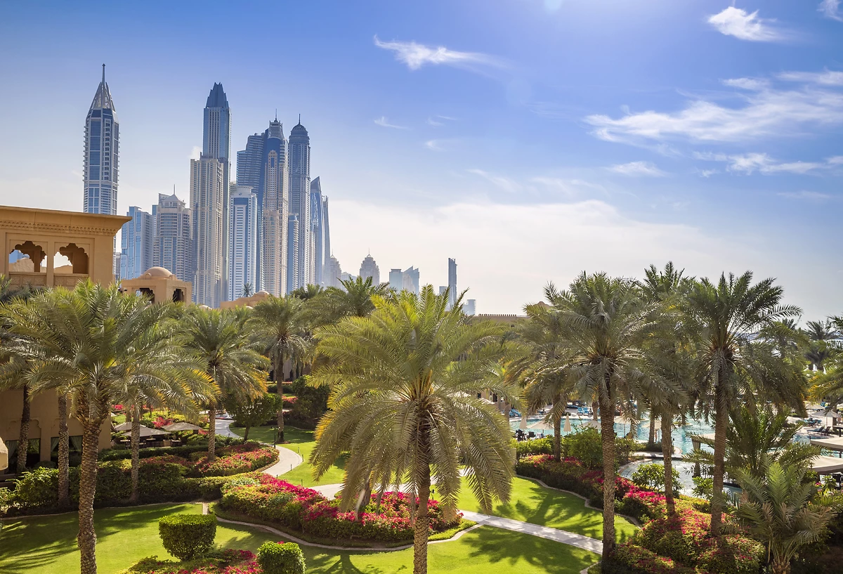 Vue extérieure, The Palace, One&Only Royal Mirage, Dubaï, Émirats arabes unis