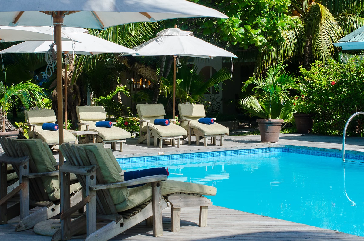 Piscine, Indian Ocean Lodge, Seychelles