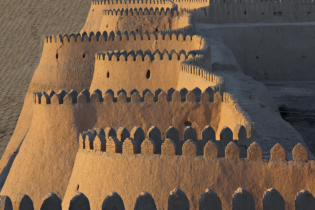 Remparts de la vielle ville, Khiva, Ouzbékistan