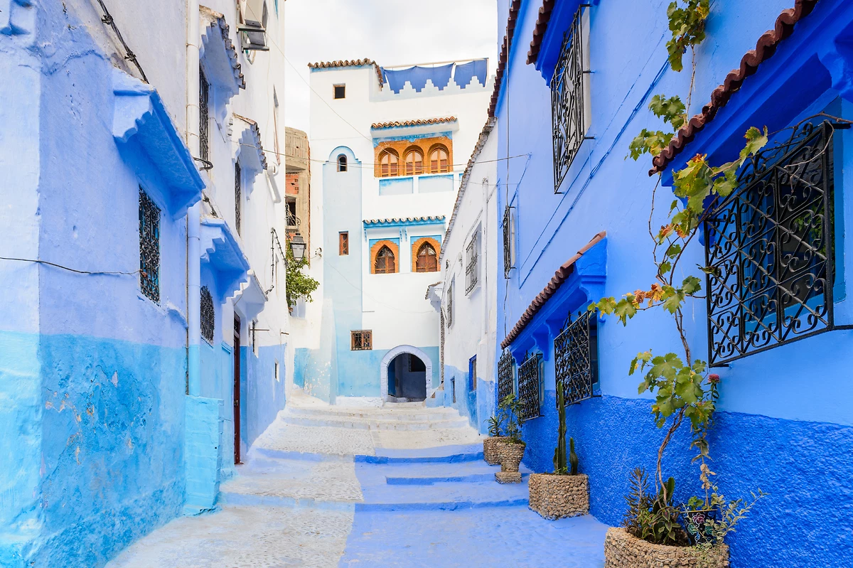 Architecture de la ville de Chefchaouen, Maroc