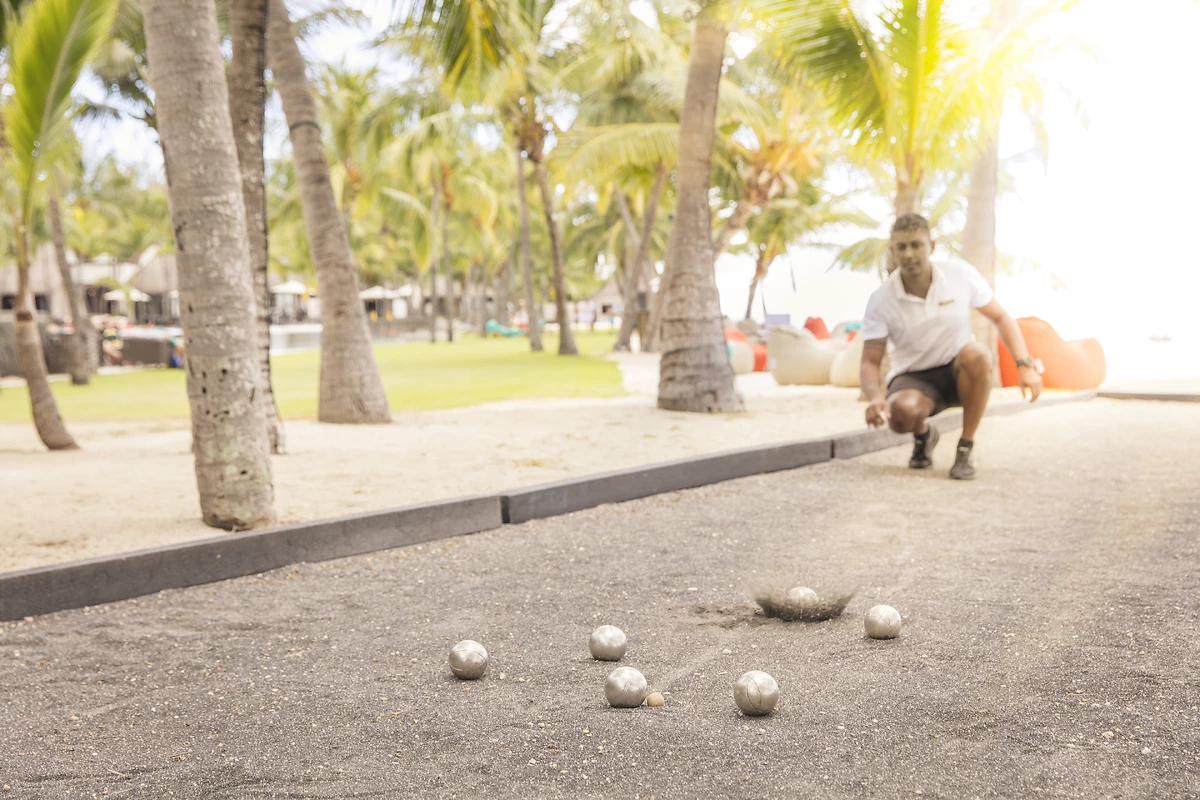 Pétanque, Dinarobin Beachcomber Golf Resort & Spa, Île Maurice