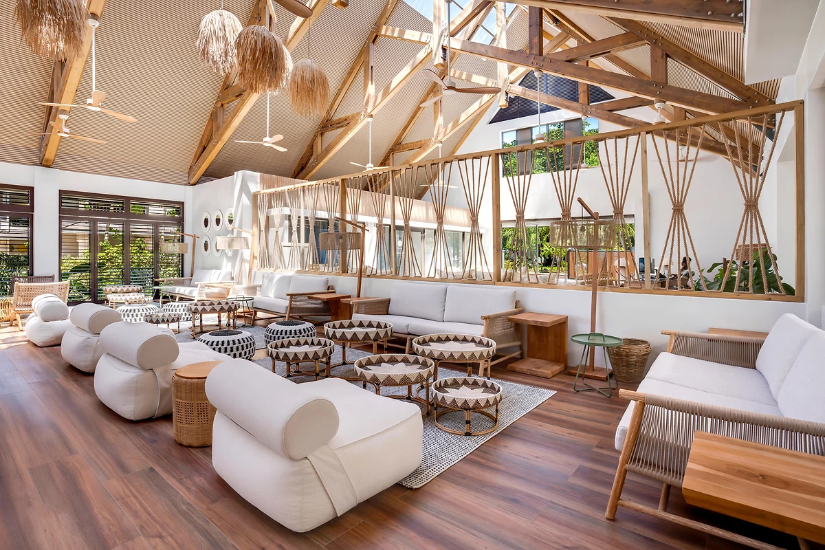 Lobby, Indian Ocean Lodge, Seychelles