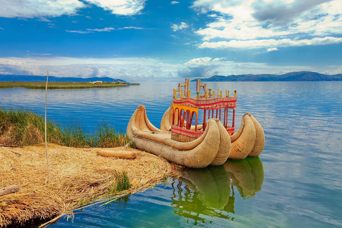 Bateau, Lac Titicaca, Puno, Pérou