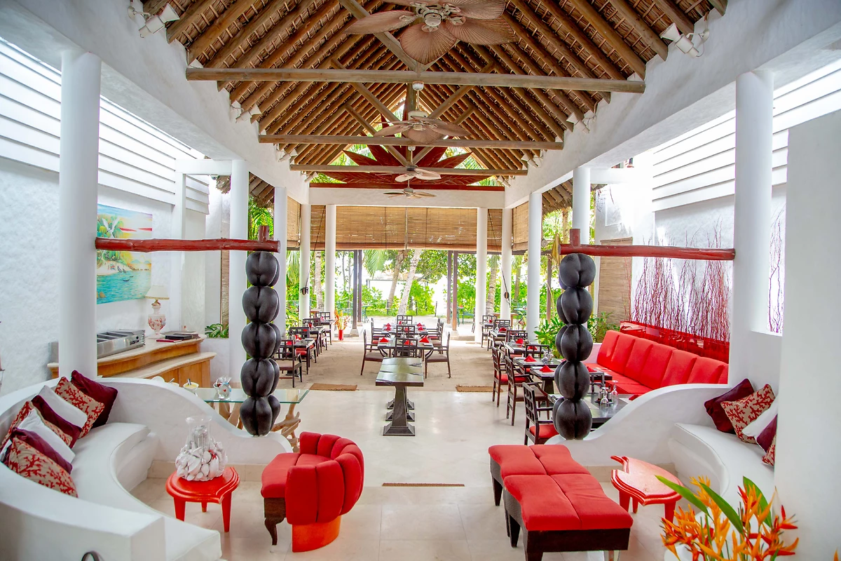 Restaurant, Village du pêcheur, Praslin, Seychelles