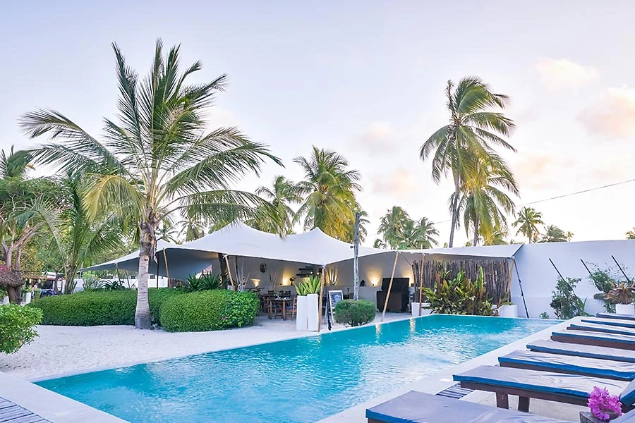 Pool Restaurant, Indigo Beach, Zanzibar, Tanzanie