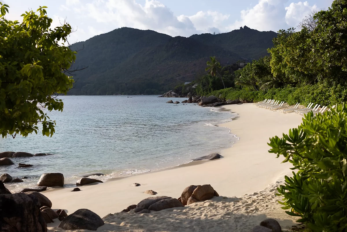 Plage, Raffles Seychelles, Praslin, Seychelles