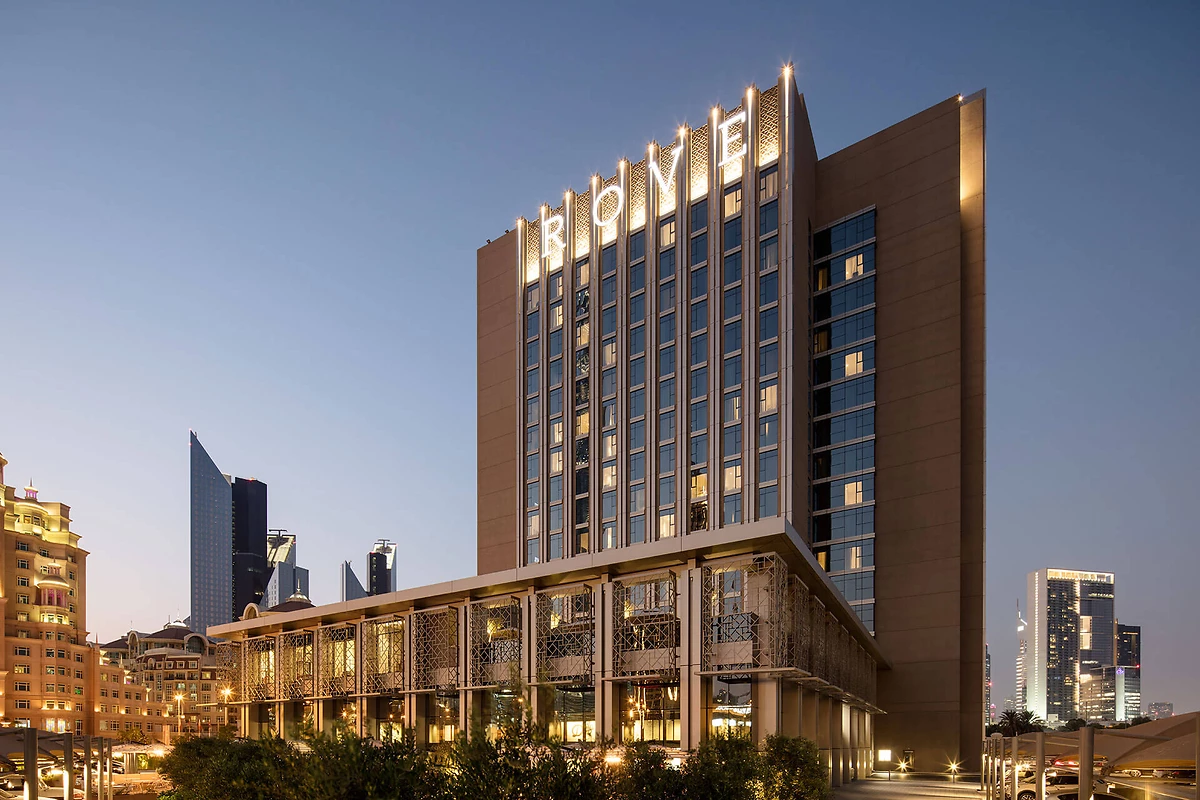 Vue extérieure de l'hôtel, Rove Downtown, Dubaï, Émirats arabes unis