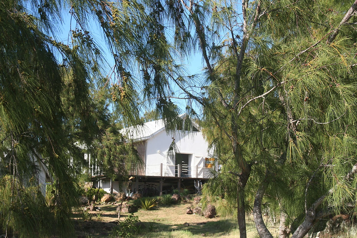 Vue extérieure des chambres, Bakwa Lodge, Rodrigues