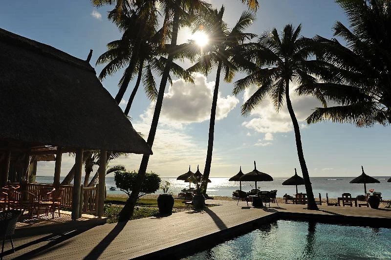Vue de la piscine, Constance Sakoa Boutik Maurice, Maurice