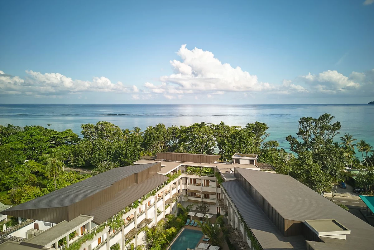 Vue aérienne de l'hôtel, Laïla Resort