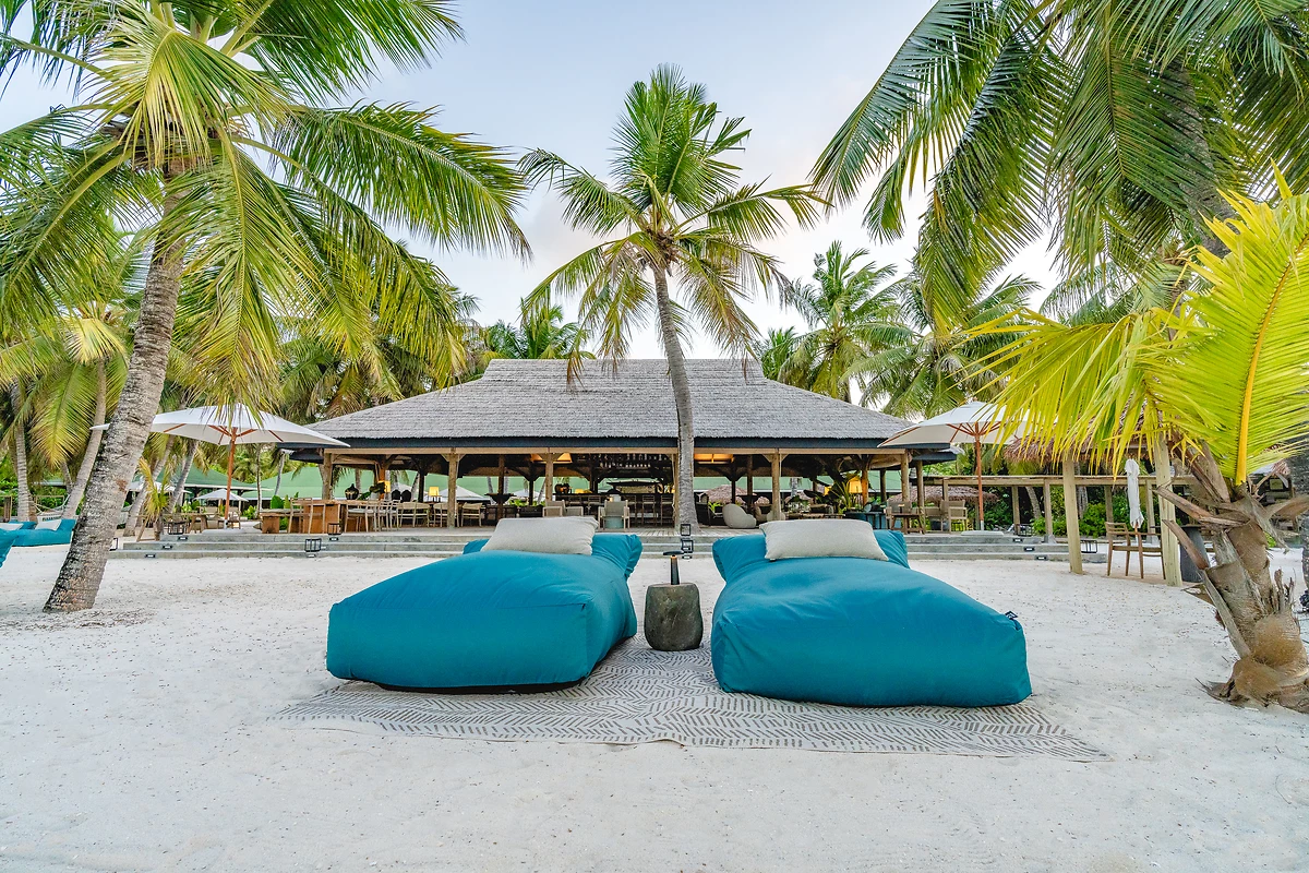 Coin détente à la plage, Alphonse Island Seychelles