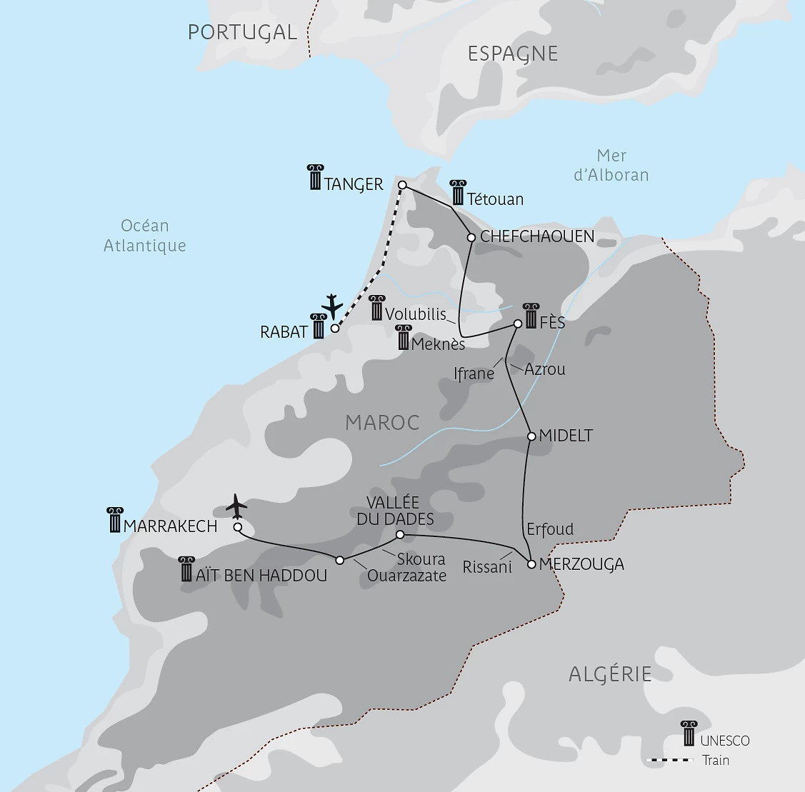 Carte Étincelant Maroc en privé 2027