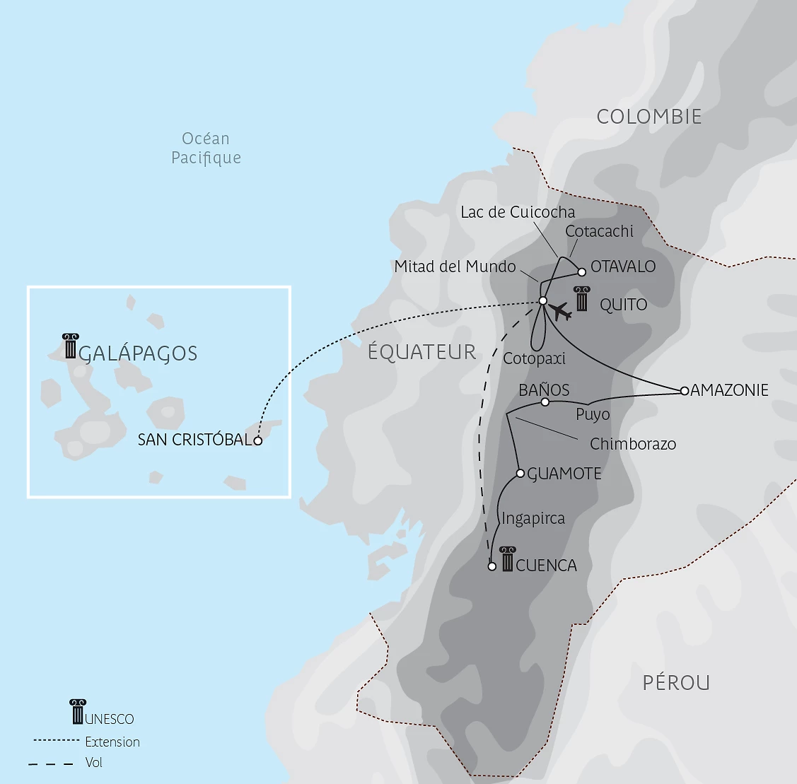 Carte C​œur Équateur en privé