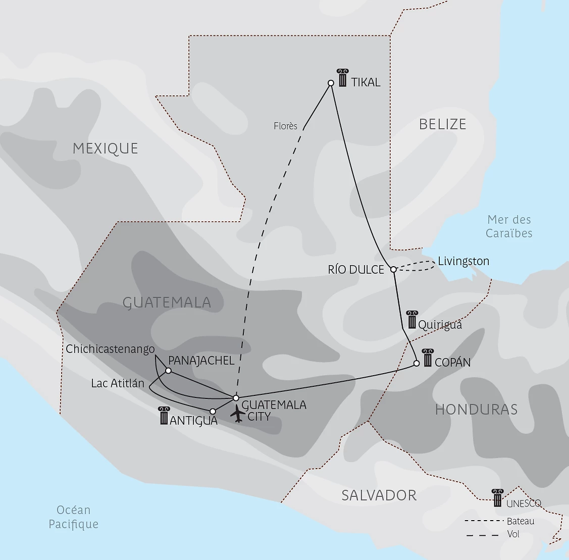 Carte Mayas d&rsquo;hier et d&rsquo;aujourd&rsquo;hui