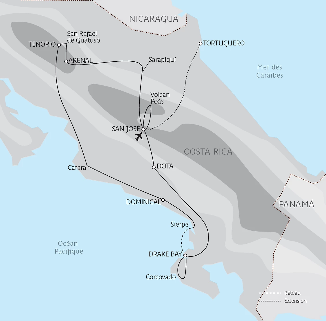 Carte Paradis sauvages