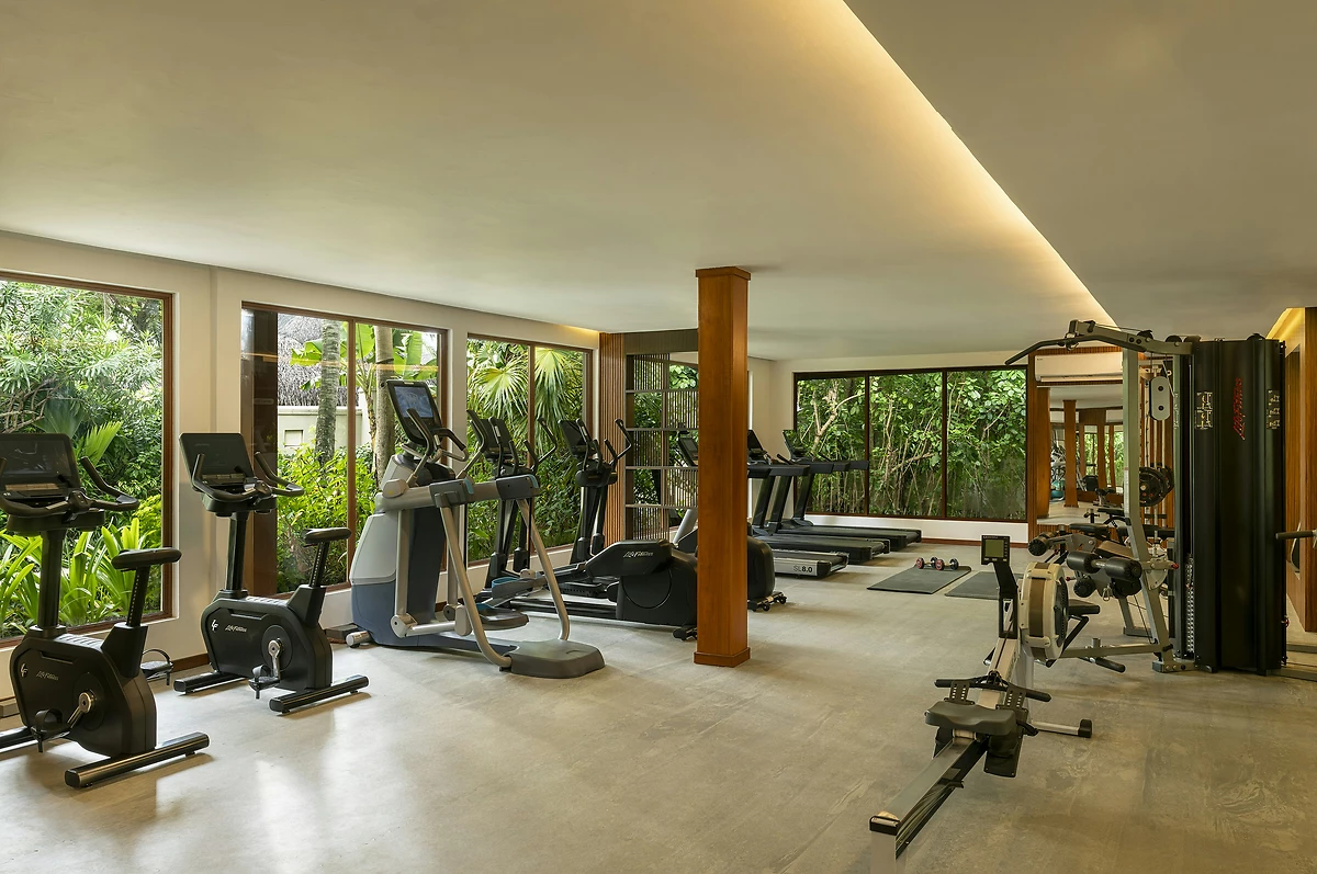 Salle de sport, Baros Maldives, Atoll de Malé, Maldives