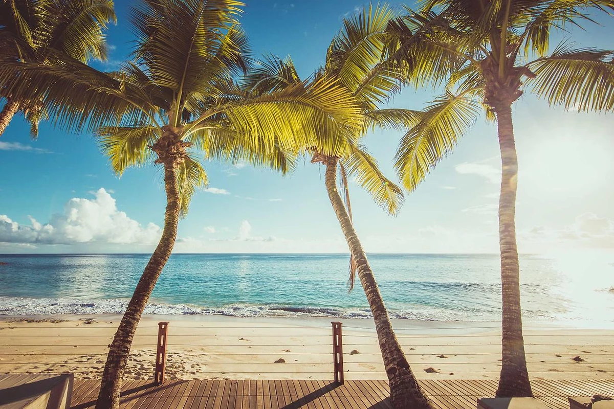 Plage, Carana Beach, Seychelles