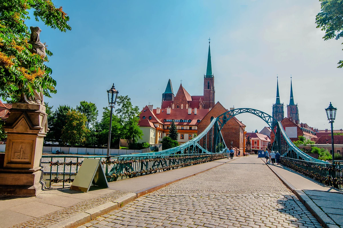 Pont Tumski, Wroclaw, Pologne
