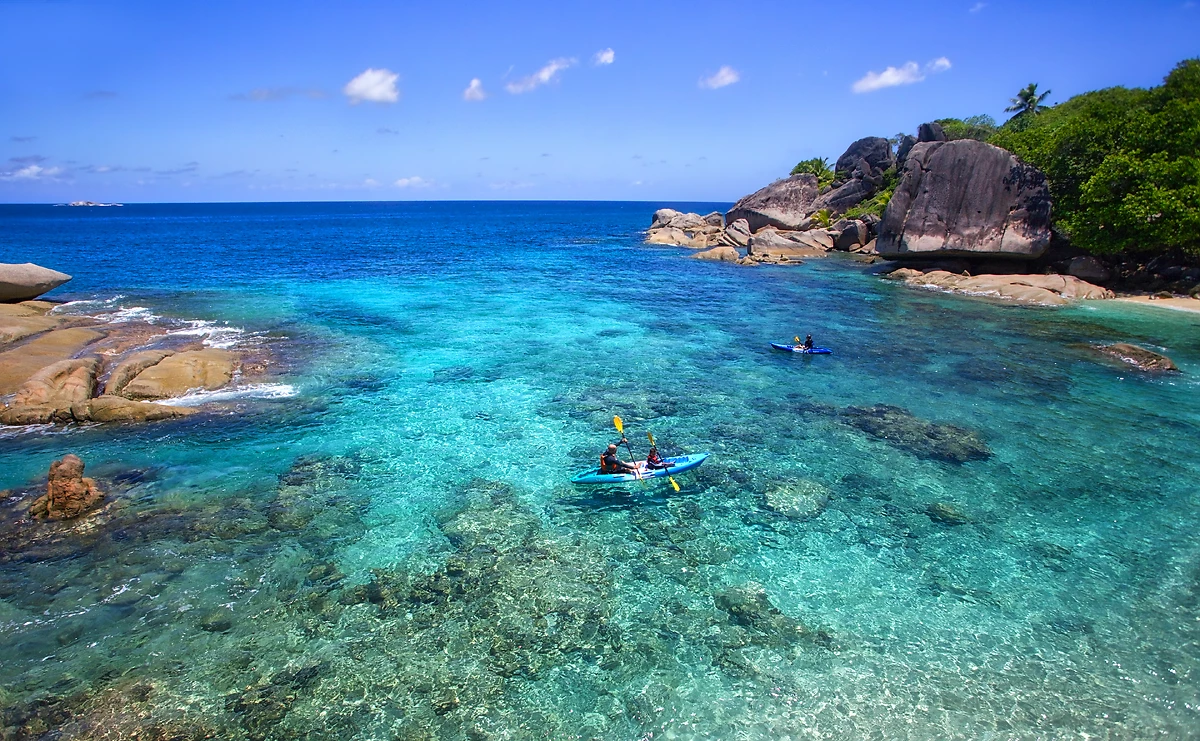 Kayak, Six Senses Zil Pasyon, Seychelles