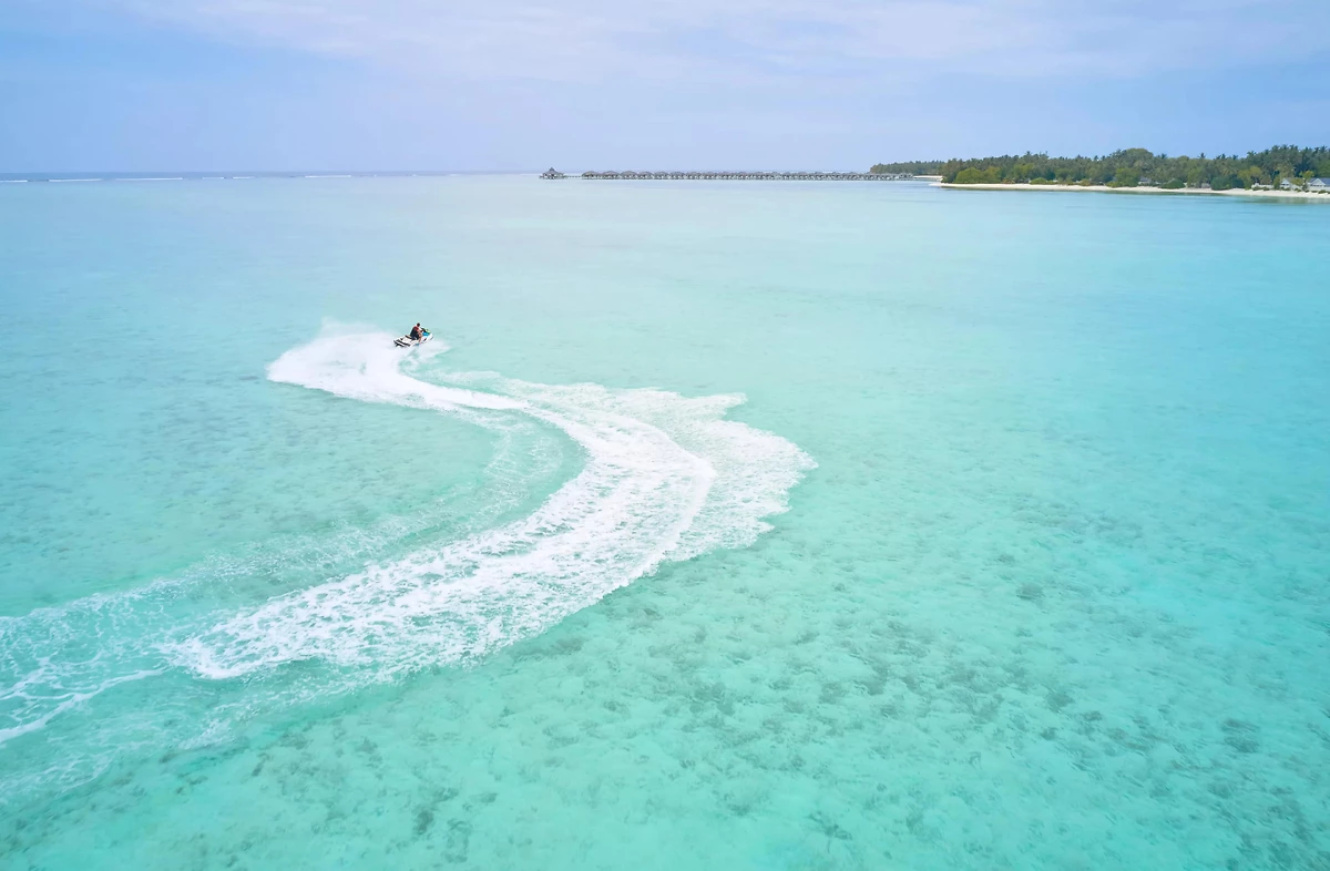 Jet-Ski, Villa Park, Sun Island, atoll d'Ari, Maldives