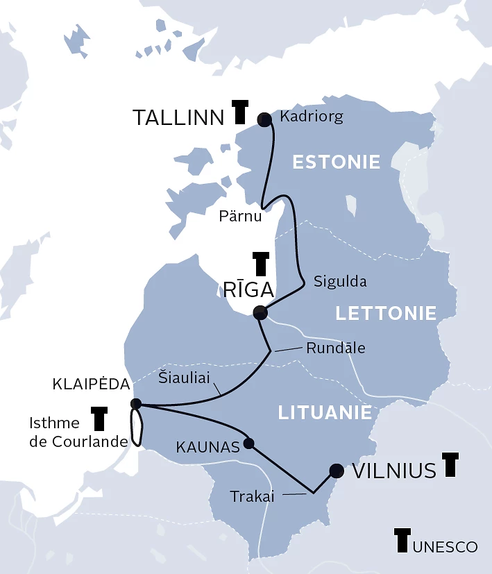 Carte Arts et histoires baltes