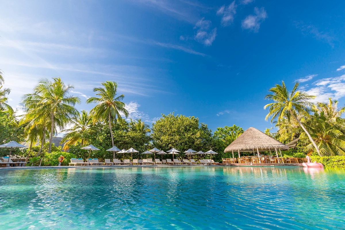 Piscine principale, LUX* South Ari Atoll, Maldives