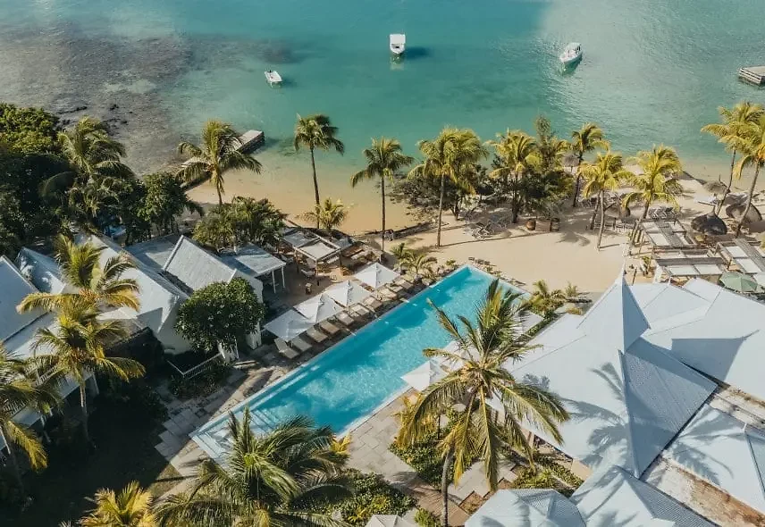 Vue aérienne, Veranda Grand Baie, Île Maurice