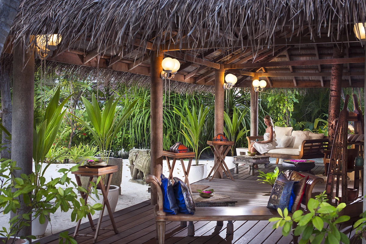 Un des restaurants de l'hôtel, Diamonds Thudufushi