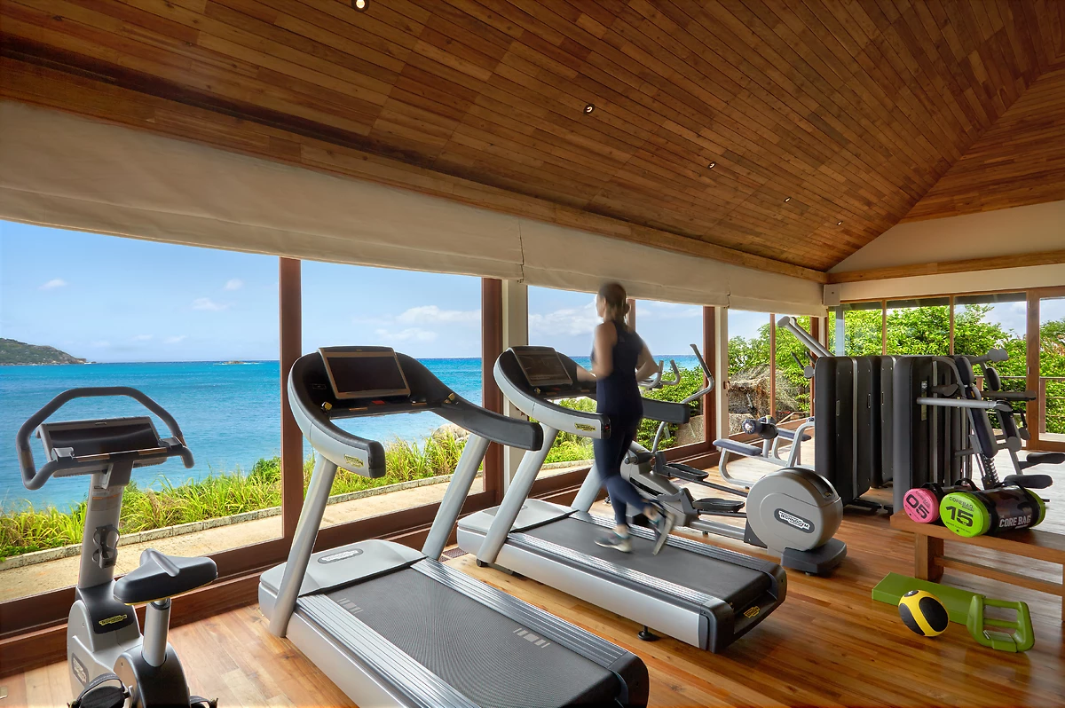 Salle de sport, Six Senses Zil Pasyon, Seychelles